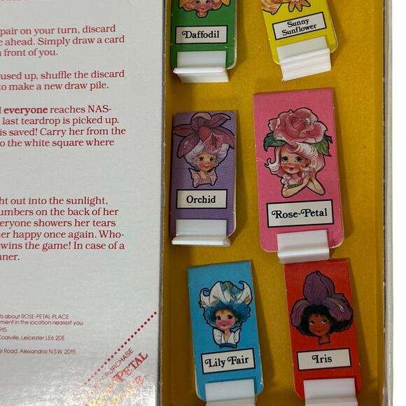 Vintage 1984 Rose Petal Place Magical Teardrops Board Game Parker Brothers - Picture 5 of 7